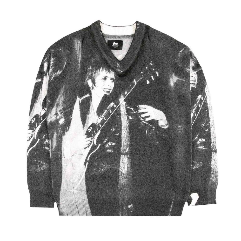 Midnight Studios By Shane Gonzales David Bowie Mohair Sweater XL NWT